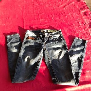 Indigo Rein skinny jean w/sequins at pocket 3